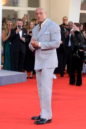 Dwayne Johnson at the premiere of the feature film The Smashing Machine at the Biennale di Venezia 2025 82 Venice International Film Festival at the Palazzo del Cinema Venice, 01 09 2025 Foto:xA.xM.xTinghinox xFuturexImagex machine_5748