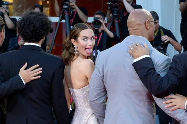Emily Blunt at the premiere of the feature film The Smashing Machine at the Biennale di Venezia 2025 82 Venice International Film Festival at the Palazzo del Cinema Venice, 01 09 2025 Foto:xA.xM.xTinghinox xFuturexImagex machine_5755