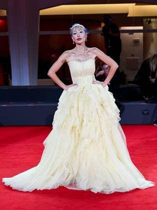 Venice, 82nd Venice International Film Festival 2025 - evening 6, red carpet of the film Portobello In the photo: Aliia Roza  Copyright: xManuelexMangiarottix xipa-agency.netx xPoolxPhotoxEventsx06x IPA_Agency_IPA63888838