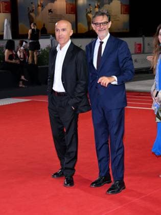Venice, 82nd Venice International Film Festival 2025 - Evening 6 - Red Carpet for the film Portobello Pictured: Mario Gianani, Lorenzo Mieli  Copyright: xAlbertoxTerenghi PoolxPhotoxEventsx06x xipa-agency.netx xPoolxPhotoxEventsx06x IPA_Agency_IPA63889148