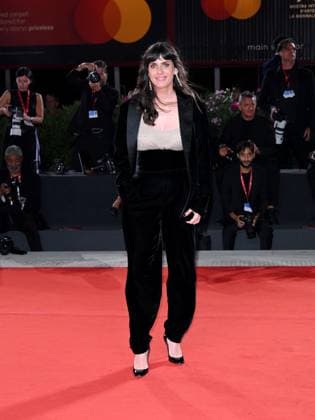 Venice, 82nd Venice International Film Festival 2025 - Evening 6 - Red Carpet for the film Portobello Pictured: Aurora Calabresi  Copyright: xAlbertoxTerenghi PoolxPhotoxEventsx06x xipa-agency.netx xPoolxPhotoxEventsx06x IPA_Agency_IPA63889347