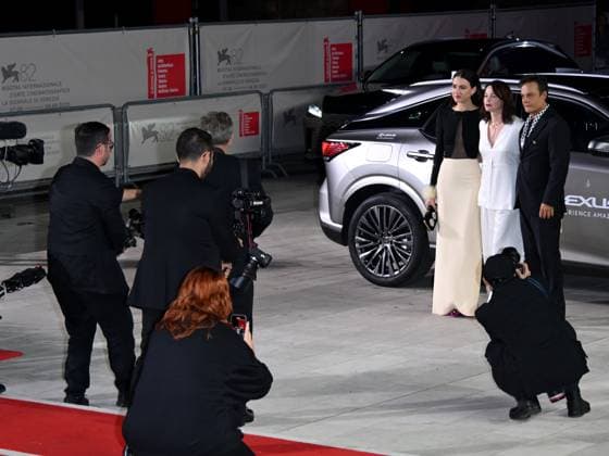 Venice, 82nd Venice International Film Festival 2025 - Evening 6 - Red Carpet for the film Portobello Pictured: Romana Maggiora Verfano, Barbora Bobulova, Lino Musella  Copyright: xAlbertoxTerenghi PoolxPhotoxEventsx06x xipa-agency.netx xPoolxPhotoxEventsx06x IPA_Agency_IPA63889655