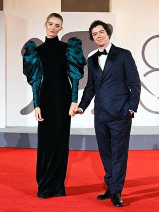 Venice, 82nd Venice International Film Festival 2025 - Evening 6, red carpet for the film Orfeo In the photo: Giulia Maenza, Virgilio Villoresi  Copyright: xManuelexMangiarottix xipa-agency.netx xPoolxPhotoxEventsx06x IPA_Agency_IPA63890903