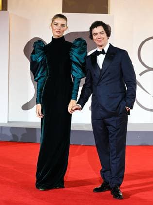 Venice, 82nd Venice International Film Festival 2025 - Evening 6, red carpet for the film Orfeo In the photo: Giulia Maenza, Virgilio Villoresi  Copyright: xManuelexMangiarottix xipa-agency.netx xPoolxPhotoxEventsx06x IPA_Agency_IPA63890904