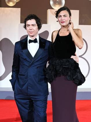 Venice, 82nd Venice International Film Festival 2025 - evening 6, red carpet of the film Orfeo In the photo: Virgo Villoresi, Aomi Muyock  Copyright: xManuelexMangiarottix xipa-agency.netx xPoolxPhotoxEventsx06x IPA_Agency_IPA63891088