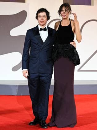 Venice, 82nd Venice International Film Festival 2025 - evening 6, red carpet of the film Orfeo In the photo: Virgo Villoresi, Aomi Muyock  Copyright: xManuelexMangiarottix xipa-agency.netx xPoolxPhotoxEventsx06x IPA_Agency_IPA63891090