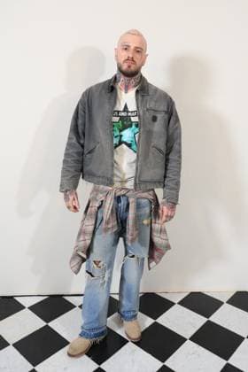 Austin Post show - Paris Lazar Vachter aka Django attends the Austin Post show in Paris, September 01, 2025, France. Photo by Jerome Domine ABACAPRESS.COM France  Copyright: xDominexJerome ABACAx