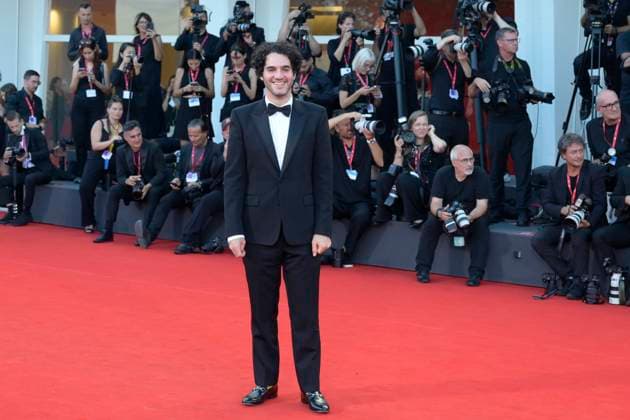 The Smashing machine red carpet in Italy - 01 Sept 2025 Benny Safdie attends the red carpet of the film The smashing machine at 82 Venice Film Festival at Palazzo del cinema. Venice Lido Italy Copyright: xMarioxCartellix xSOPAxImagesx _DSC5205