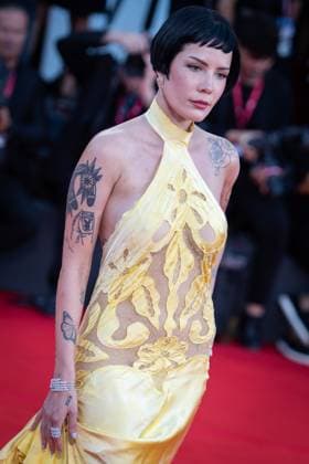 The Smashing Machine red carpet during the 82nd Venice International Film Festival - 01 Sept 2025 Halsey attends The Smashing Machine red carpet during the 82nd Venice International Film Festival. Venice Italy Copyright: xLoredanaxSangiulianox xSOPAxImagesx LSangiuliano-2810