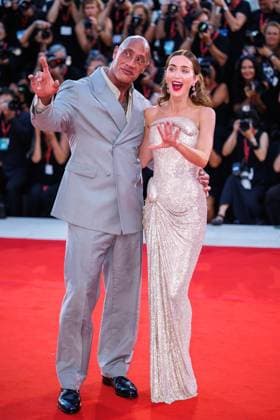 Red carpet of the film the Smashing Machine in Venice, Italy - 01 Sept 2025 Dwayne Johnson and Emily Blunt attend the red carpet of the film The Smashing Machine at the 82nd Venice Film. Venice Italy Copyright: xMarcoxBaradax xSOPAxImagesx REDCARPETHESMASHINGMACHINE-17
