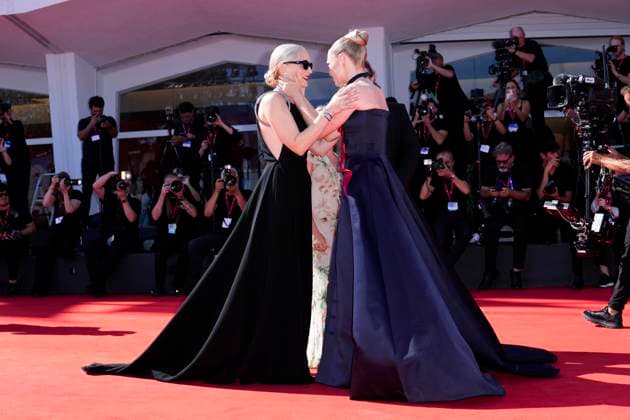The Testament Of Ann Lee Red Carpet - The 82nd Venice International Film Festival - 01 Sep 2025 Mona Fastvold and Amanda Seyfried attend The Testament Of Ann Lee red carpet during the 82nd Venice International Film Festival. Venice Italy Copyright: xDanielexCifalax xSOPAxImagesx _CIF7062