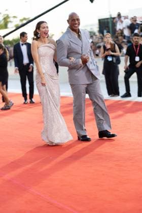 The Smashing Machine red carpet at Venice Film Festival VENICE, ITALY - SEPTEMBER 01: Emily Blunt and Dwayne Johnson attend The Smashing Machine red carpet during the 82nd Venice International Film Festival on September 01, 2025 in Venice, Italy. CAP KA Kristina Afanasyeva Venice ITALY Copyright: xKristinaxAfanasyeva CapitalxPicturesx