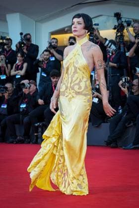 The Smashing Machine red carpet during the 82nd Venice International Film Festival in Venice, Italy on 01 September 2025. Halsey attends attends the The Smashing Machine red carpet during the 82nd Venice International Film Festival in Venice, Italy on 01 September 2025., Credit:Stefano Costantino TTL Avalon Italy, Venice  Copyright: xStefanoxCostantinoxTTLx xAvalonx 1033360107