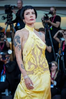 The Smashing Machine red carpet during the 82nd Venice International Film Festival in Venice, Italy on 01 September 2025. Halsey attends attends the The Smashing Machine red carpet during the 82nd Venice International Film Festival in Venice, Italy on 01 September 2025., Credit:Stefano Costantino TTL Avalon Italy, Venice  Copyright: xStefanoxCostantinoxTTLx xAvalonx 1033360128
