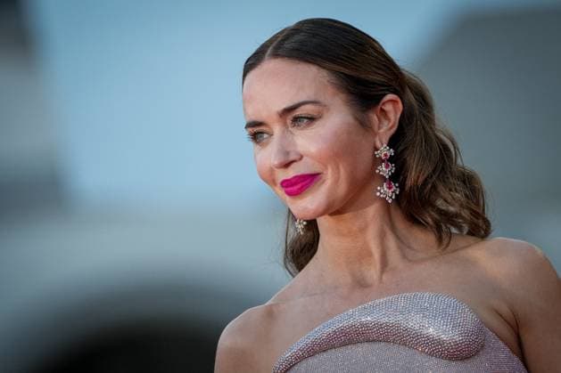 The Smashing Machine red carpet during the 82nd Venice International Film Festival in Venice, Italy on 01 September 2025. Emily Blunt attends attends the The Smashing Machine red carpet during the 82nd Venice International Film Festival in Venice, Italy on 01 September 2025., Credit:Stefano Costantino TTL Avalon Italy, Venice  Copyright: xStefanoxCostantinoxTTLx xAvalonx 1033360205