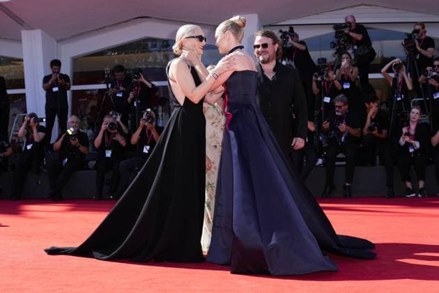 IPP Photo Daniele Cifala Venice 01 09 2025 The Testament Of Ann Lee Red Carpet The 82nd Venice International Film Festival in the photo Mona Fastvold and Amanda Seyfried Italy Photo Press World Copyright