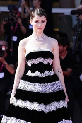 Photo IPP Daniele Cifala Venice 01 09 2025 The Testament Of Ann Lee Red Carpet The 82nd Venice International Film Festival in the photo Thomasin McKenzie Italy Photo Press World Copyright