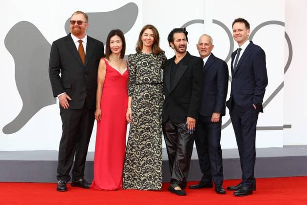 September 2, 2025, Venice, Veneto, Italy: Cast and crew of whom SOFIA COPPOLA and MARC JACOBS on the red carpet for Marc by Sofia Premiere screening at the 82nd Venice Film Festival at the Venice Lido, Italy. Venice Italy - ZUMAc179 20250902_zep_c179_005 Copyright: xMickaelxChavetx