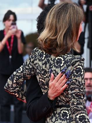 Venice, ITALY: Venice, 82nd Venice International Film Festival 2025 - Evening 7 - Marc by Sofial red carpet - Pictured: Sofia Coppola, Marc Jacobs Venice ITALY  - ZUMAp169 20250902_zea_p169_703 Copyright: xManuelexMangiarottix