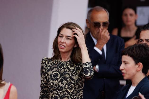 News - Sofia Coppola and Marc Jacobs, details, attend Marc By Sofia red carpet during the 82nd Venice International Film Festival on September 02, 2025 in Venice, Italy. Sofia Coppola attends Marc By Sofia red carpet during the 82nd Venice International Film Festival on September 02, 2025 in Venice, Italy. Photo: Cinzia Camela. Lido di Venezia Palazzo del Cinema Italy Copyright: xCinziaxCamelax xLiveMediax LPN_2006218