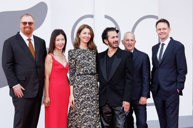 News - Sofia Coppola and Marc Jacobs, details, attend Marc By Sofia red carpet during the 82nd Venice International Film Festival on September 02, 2025 in Venice, Italy. (L-R) R.J. Cutler, Jane Cha Cutler, Sofia Coppola, Marc Jacobs, Chad Sipkin and Trevor Smith attend Marc By Sofia red carpet during the 82nd Venice International Film Festival on September 02, 2025 in Venice, Italy. Photo: Cinzia Camela. Lido di Venezia Palazzo del Cinema Italy Copyright: xCinziaxCamelax xLiveMediax LPN_2006225
