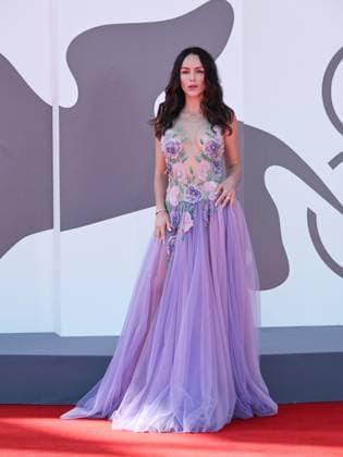 Venice, ITALY: Venice, 82nd Venice International Film Festival 2025 - evening 7 - red carpet for the film L Etranger (The Stranger) In the photo: Tatiana Luter Venice ITALY  - ZUMAp169 20250902_zea_p169_1131 Copyright: xSimonexComix