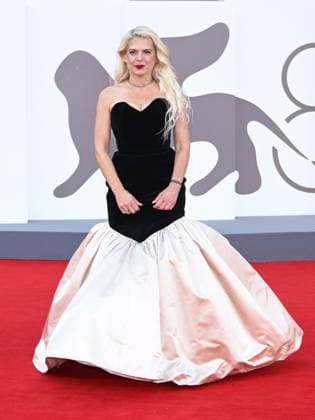 Venice, 82nd Venice International Film Festival 2025 - Evening 7 - Red carpet screening of A House of Dynamite. Pictured is Angela Ismalios.  Copyright: xSimonexComix xipa-agency.netx xPoolxPhotoxEventsx06x IPA_Agency_IPA63963284