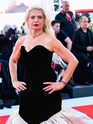 Venice, ITALY: Venice, 82nd Venice International Film Festival 2025 - evening 7 - red carpet for the film A House of Dynamite. Pictured: Angela Ismalios Venice ITALY  - ZUMAp169 20250902_zea_p169_1306 Copyright: xAlbertoxTerenghix