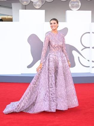 Venice, 82nd Venice International Film Festival 2025 - Evening 7 - Red carpet screening of the film A House of Dynamite. Pictured: Cristina Chiabotto  Copyright: xSimonexComix xipa-agency.netx xPoolxPhotoxEventsx06x IPA_Agency_IPA63964022