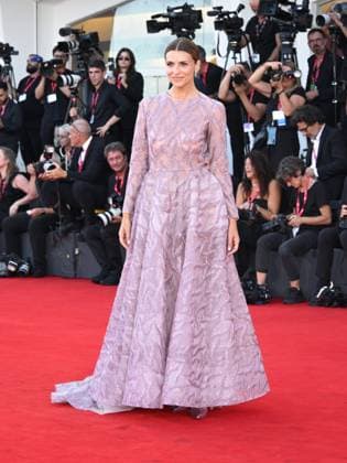 Venice, 82nd Venice International Film Festival 2025 - Evening 7 - Red carpet screening of the film A House of Dynamite. Pictured: Cristina Chiabotto  Copyright: xSimonexComix xipa-agency.netx xPoolxPhotoxEventsx06x IPA_Agency_IPA63964005