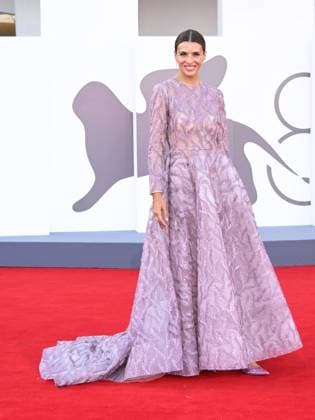 Venice, 82nd Venice International Film Festival 2025 - Evening 7 - Red carpet screening of the film A House of Dynamite. Pictured: Cristina Chiabotto  Copyright: xSimonexComix xipa-agency.netx xPoolxPhotoxEventsx06x IPA_Agency_IPA63964036