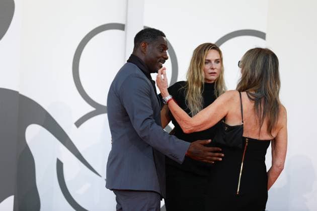 September 2, 2025, Venice, Veneto, Italy: IDRIS ELBA, REBECCA FERGUSON and KATHRYN BIGELOW on the red carpet for A House of Dynamite Premiere screening at the 82nd Venice Film Festival at the Venice Lido, Italy. Venice Italy - ZUMAc179 20250902_zep_c179_100 Copyright: xMickaelxChavetx