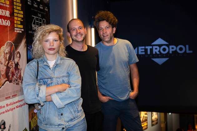 Luisa Celine Gaffron, Florian Pochlatko and Daniel Bäldle at the premiere of the movie How to Be Normal at the Metropol Düsseldorf, 02 09 2025 Foto:xI.xEdingerx xFuturexImagex normal_5914