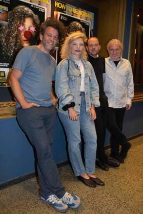 Daniel Bäldle, Luisa CÃ line Gaffron, Florian Pochlatko and Stephan Winkler at the premiere of the movie How to Be Normal at the Metropol Düsseldorf, 02 09 2025 Foto:xI.xEdingerx xFuturexImagex normal_5919