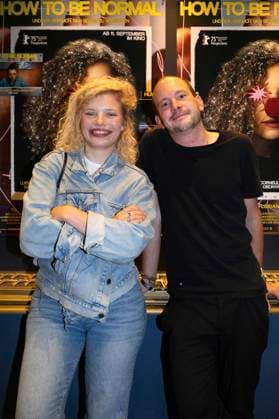 Luisa Celine Gaffron and Florian Pochlatko at the premiere of the movie How to Be Normal at the Metropol Düsseldorf, 02 09 2025 Foto:xI.xEdingerx xFuturexImagex normal_5922