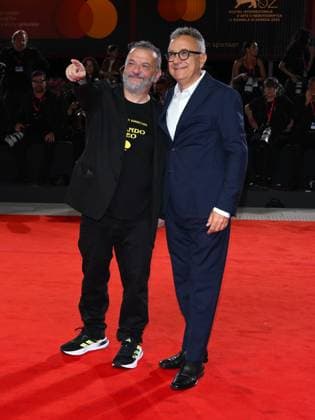 Venice, 82nd Venice International Film Festival 2025 - evening 7 - red carpet Killing Stanca - Autobiography of a Murderer In the photo: Marco Manetti, Paolo Del Brocco  Copyright: xAlbertoxTerenghix xipa-agency.netx xPoolxPhotoxEventsx06x IPA_Agency_IPA63968757