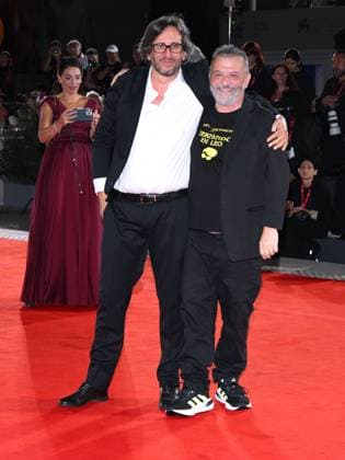Venice, Italy: Venice, 82nd Venice International Film Festival 2025 - evening 7 - red carpet Killing Stanca - Autobiography of a Murderer In the photo: Danieli Vicari, Marco Manetti Venice Italy  - ZUMAp169 20250902_zea_p169_1922 Copyright: xAlbertoxTerenghix