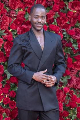 The Roses UK Film Premiere Ncuti Gatwa attends The Roses UK film premiere at the Odeon Luxe cinema, Leicester Square, London. 28th August 2025.  Copyright: xAndrewxSimsx NINTCHDBPICT001020326712