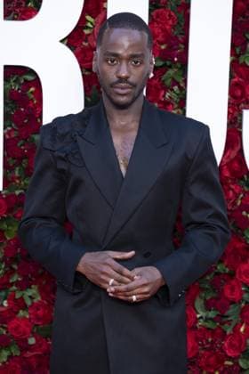 The Roses UK Film Premiere Ncuti Gatwa attends The Roses UK film premiere at the Odeon Luxe cinema, Leicester Square, London. 28th August 2025.  Copyright: xAndrewxSimsx NINTCHDBPICT001020326750