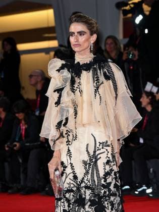 Venice, ITALY: Venice, 82nd Venice International Film Festival 2025 - evening 7 - red carpet Dead Man s Wire In the photo: Alejandra Dominguez Gila Venice ITALY  - ZUMAp169 20250902_zea_p169_2082 Copyright: xSimonexComix