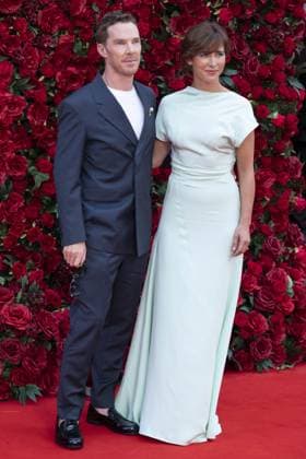 The Roses UK Film Premiere Benedict Cumberbatch and wife Sophie Hunter attend The Roses UK film premiere at the Odeon Luxe cinema, Leicester Square, London. 28th August 2025.  Copyright: xAndrewxSimsx NINTCHDBPICT001020327028