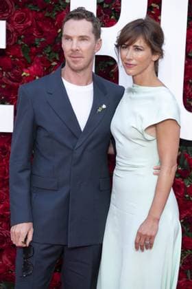 The Roses UK Film Premiere Benedict Cumberbatch and wife Sophie Hunter attend The Roses UK film premiere at the Odeon Luxe cinema, Leicester Square, London. 28th August 2025.  Copyright: xAndrewxSimsx NINTCHDBPICT001020327231