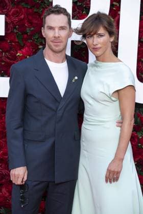 The Roses UK Film Premiere Benedict Cumberbatch and wife Sophie Hunter attend The Roses UK film premiere at the Odeon Luxe cinema, Leicester Square, London. 28th August 2025.  Copyright: xAndrewxSimsx NINTCHDBPICT001020327262