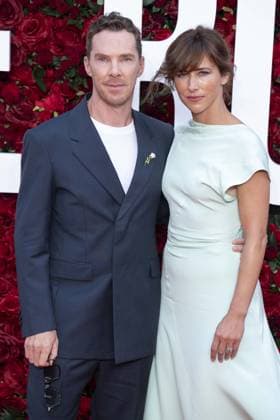 The Roses UK Film Premiere Benedict Cumberbatch and wife Sophie Hunter attend The Roses UK film premiere at the Odeon Luxe cinema, Leicester Square, London. 28th August 2025.  Copyright: xAndrewxSimsx NINTCHDBPICT001020327244