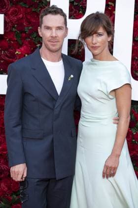 The Roses UK Film Premiere Benedict Cumberbatch and wife Sophie Hunter attend The Roses UK film premiere at the Odeon Luxe cinema, Leicester Square, London. 28th August 2025.  Copyright: xAndrewxSimsx NINTCHDBPICT001020327519