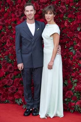 The Roses UK Film Premiere Benedict Cumberbatch and wife Sophie Hunter attend The Roses UK film premiere at the Odeon Luxe cinema, Leicester Square, London. 28th August 2025.  Copyright: xAndrewxSimsx NINTCHDBPICT001020327537