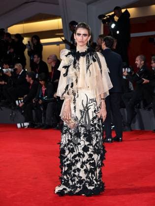 Venice, ITALY: Venice, 82nd Venice International Film Festival 2025 - evening 7 - red carpet Dead Man s Wire In the photo: Alejandra Dominguez Gila Venice ITALY  - ZUMAp169 20250902_zea_p169_2090 Copyright: xSimonexComix