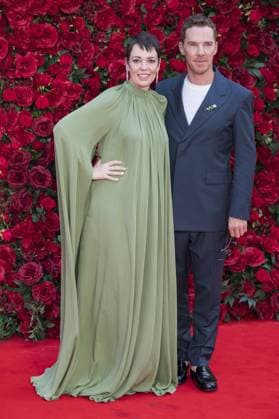 The Roses UK Film Premiere Olivia Colman and Benedict Cumberbatch attend The Roses UK film premiere at the Odeon Luxe cinema, Leicester Square, London. 28th August 2025.  Copyright: xAndrewxSimsx NINTCHDBPICT001020328568
