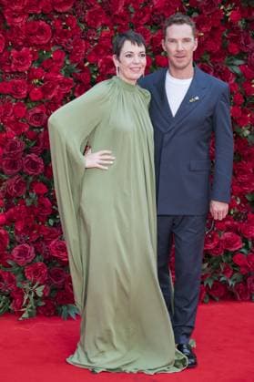 The Roses UK Film Premiere Olivia Colman and Benedict Cumberbatch attend The Roses UK film premiere at the Odeon Luxe cinema, Leicester Square, London. 28th August 2025.  Copyright: xAndrewxSimsx NINTCHDBPICT001020328583