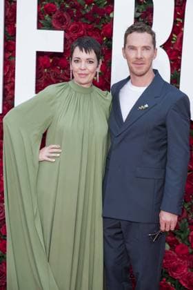 The Roses UK Film Premiere Olivia Colman and Benedict Cumberbatch attend The Roses UK film premiere at the Odeon Luxe cinema, Leicester Square, London. 28th August 2025.  Copyright: xAndrewxSimsx NINTCHDBPICT001020328602